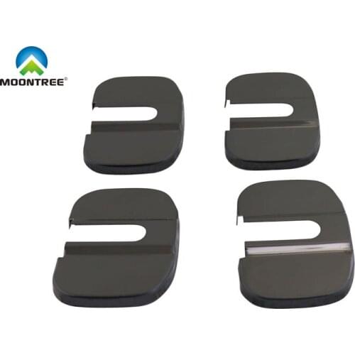 4 x Black for Opel Saab 93 2003 2012 9-3 900 9000 Car Door Lock Cover case sticker