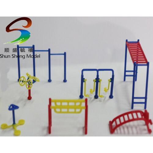 5sets Park fitness suite 1/75 scale models toolings for architecture
