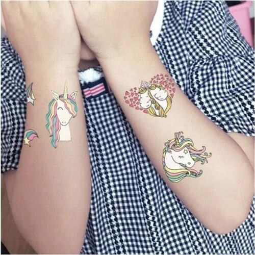 5pcs Lovely Kawaii Tattoo Sticker Party Favors Birthday Party Supplies Gift Kid Party Favors Gift for Guest Christmas Halloween