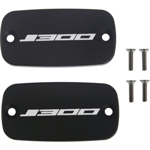 Accessories Aluminum Alloy Motorbike Brake Fluid Reservoir Tank Cap Cover For Kawasaki J300 2014-2017