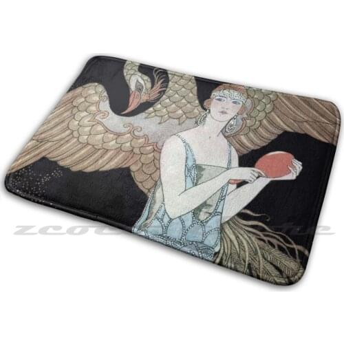 Art Deco Fashion Sortilèges Robe Du Soir De Beer George Carpet Water Absorb Non-Slip Door Mat Redcapetales George Art Vintage