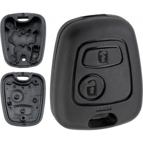 2 Buttons Car Remote Key Shell with 307 Blade Fit for Citroen C1 / C2 / C3 / C4 / XSARA Picasso / Peugeot 307 / 107 / 207 / 407