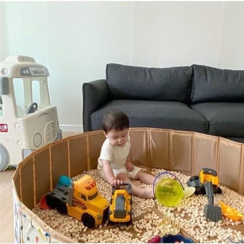 Large Size Folding swimming pool childrens bathtub game ball pool baby indoor and outdoor play storage fence ocean ball pool