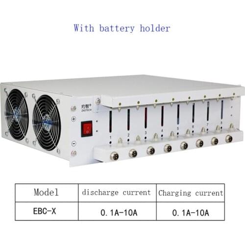 EBC-X 8-channel battery compartment container Lithium-ion battery capacity test 18650 battery 10A cycle aging