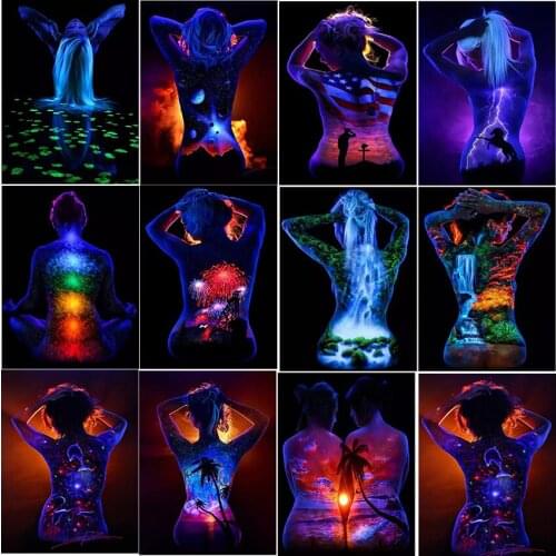 Full square embroidery cuadros 5d diamond painting kit set Woman landscape color complet Cross stitch dirll drawing mosaic art