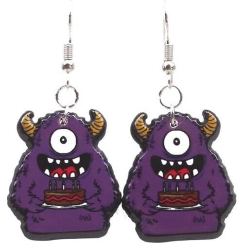 Exaggerated Witch Hat Crab Horned Ghost Snowflake Pumpkin Pentagram Pumpkin Earrings Necklace Personality Halloween Jewelry