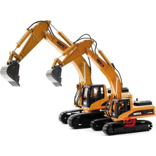 Simulation alloy engineering vehicle model, 1: 40 alloy excavator toys, metal castings, toy vehicles, free shipping