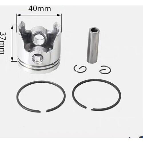 40mm Piston Pin Ring Set For 40-5 43cc BC430 CG430 1E40F-5 Brush Cutter Trimmer Mower 10mm Pin