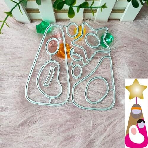 New Christmas pendant Metal Cutting Dies Decorative DIY Scrapbooking Steel Craft Die Cut Embossing Paper Cards Stencils