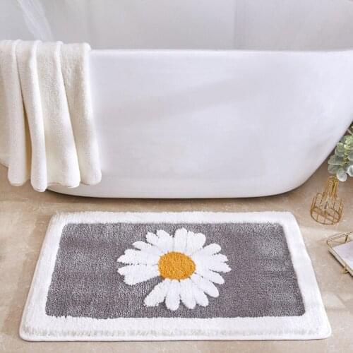 Creative Bathroom Mats Absorbent Entrance Door Carpet Anti-slip Durable Toilet Bath Rugs Home Living Room Bathroom Accessories