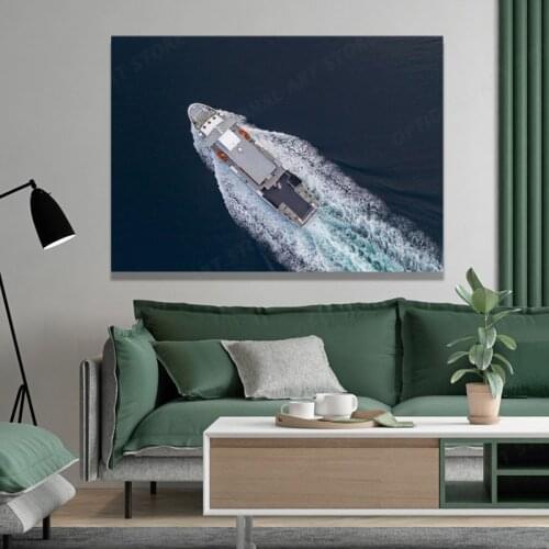 Ferry In Norway Poster Art Picture Prints Home Decor Wall Canvas Painting Decoration For Living Room