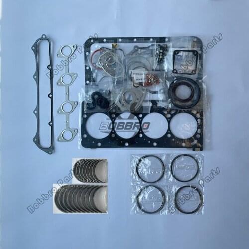 Complete Gasket Kit With Piston Ring Mian Rod Bearing Fit Bobcat Loaders S330 S220 S750 S770 S850 T2250 T320