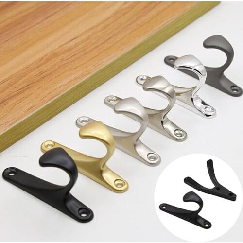 Retro Wall Mount Hook Alloy Coated Clothes Towel Hat Single Peg Home Door Wall Window Hanger Holder Kitchen