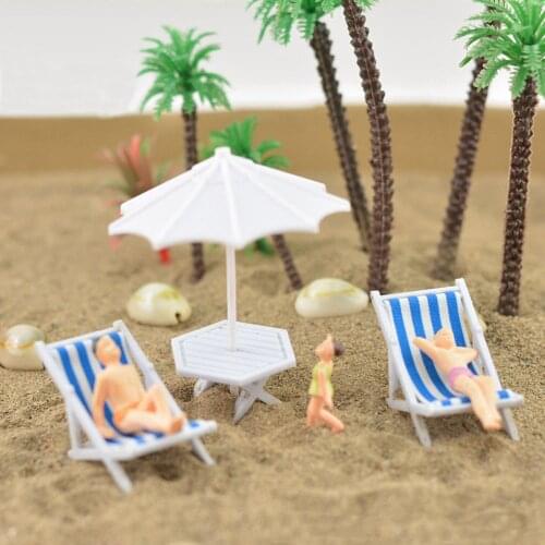 TYS10050 1 Set DIY parasol Model Train Railway Sun Beach Umbrella Gifts 1:50 O