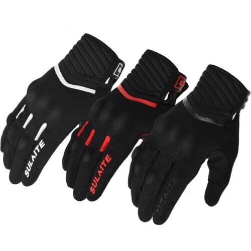 SULAITE All Season Motorcycle Gloves Racing Gloves Breathable Anti-fall Motorcycle Riding Gloves Can Touch The Screen Gloves New