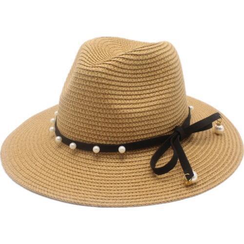 Seioum Drop Shipping 2019 Summer Woemen Hat Sun Hats for Women Straw Hat for Girls Panama Womens Hat