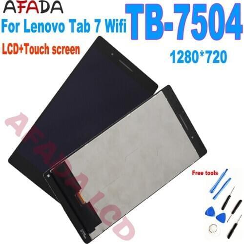6.98" LCD Replacement For Lenovo Tab 7 Wifi TB-7504F TB-7504N TB-7504X LCD Display Touch Screen Assembly for tb7504 Tab 7504 LCD