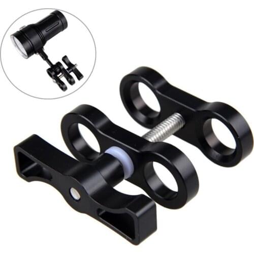 1" Ball clamps Bracket Stand Mount for underwater photo/video light arms system aluminum bicycle accessories