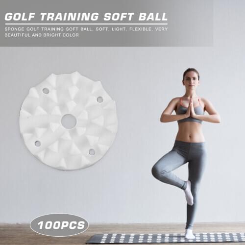 100pcs Plastic Lotus Acupressure Yoga Mat Spikes Pilates Carpet Cushion Pad Needle Fitness & Body Building Sports Accessories