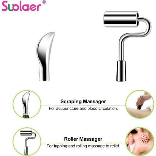 2 Heads Electronic Acupuncture Pen Accessories Electric Meridians Laser Therapy Massage Heads Meridian Energy Pain Reliever