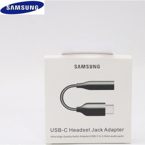 Samsung Audio Cable USB Type C to 3.5MM AUX Headset Jack Adapter For Samsung Galaxy S20+ NOTE 9 10 + pro A90 A60 A80 A8S A70