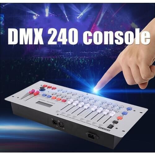Free shipping DMX 240 lighting console 512 computer lights professional DJ controller disco party light show stage lighting