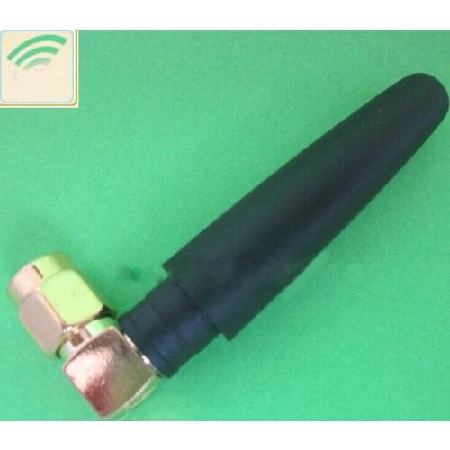 CDMA 1710-1880MHz Right Angle SMA male rubber GSM 900M modem aerial SMA male