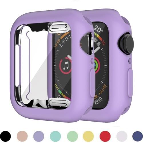 Screen Protector Cover For Apple Watch 6 SE Case 44mm 40mm 42mm 38mm Full TPU Case For iwatch series 5 4 3 2 1 Shell Accessories