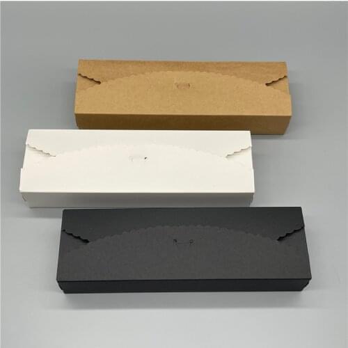 20Pcs/Lot Kraft Paper Long Boxes Cases For Valentines Day Flower Gift Packaging DIY Container Storage Boxes Cases