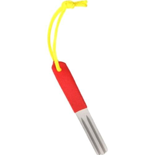 Double Side Fishing Fish Hook Sharpener File with Hanging Strip Fishing Tackle Box Accessory Tool Easy To Use