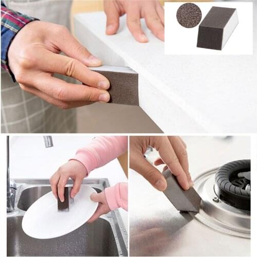 Sponge Magic Cleaning Brush Dish Brushs Alumina Emery Sponge Remove Rust Stains Kitchen Accessories Cleaning Brush Dropshipping