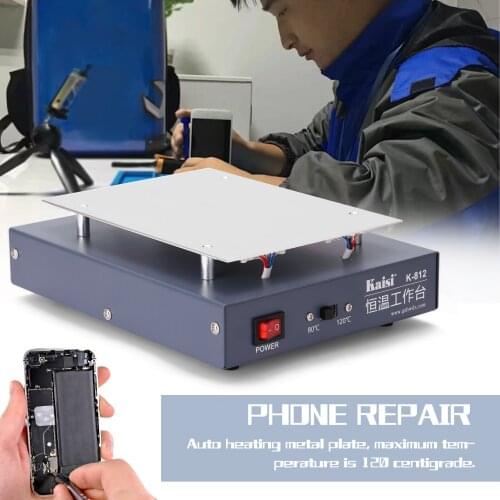 K-816 LCD Screen Phone Separator Heating Platform Smooth Plate Screen Separator Phone Repairing and Maintenance Machine