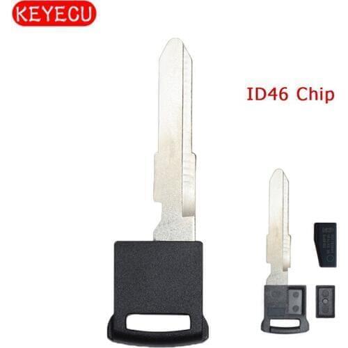 Keyecu 5pcs/lot Replacement Uncut Insert Remote Key Blade ID46 Chip for USA 2006-2012 SUZUKI Grand Vitara SX4 Swift