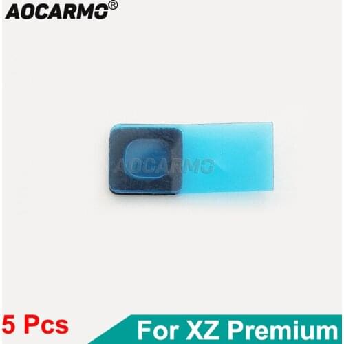 Aocarmo 5Pcs/Lot For Sony Xperia XZ Premium XZP G8142 G8141 Top Microphone Mesh Bottom Mic Waterproof Adhesive Membrane 5X4.5mm