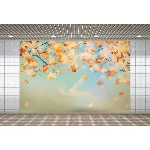Lyavshi Beautiful Maple Leaves Photography Backgrounds Fotografia Scenery Shooting Backdrop Photographer for Photo Studio Props