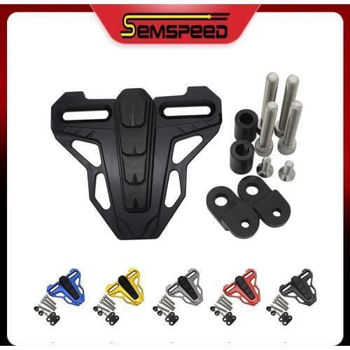 Semspeed Brake-Pump-Protection motorbike Front Rear Disc brake pump cover for Kawasaki Ninja 400 300 250 ZX10R GTR 400 Z650 Z900