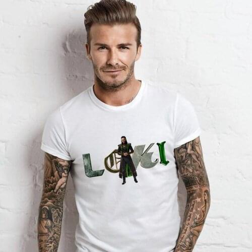 Loki Thor Shirt God of Mischief T-Shirt Horned Helmet Tshirt Superhero Tee Gift Fans Unisex Graphic Harajuku Tops Shirts Man