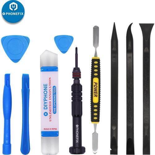 15 in 1 Cell Phone Pry Opening Repair Tool Kit Screwdrivers Set Professional Disassemble Hand Tools for iPhone 6 6S 7 8 X MAX