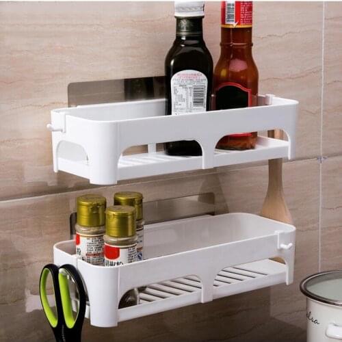 Brand hot sell Home Reside bathroom shelf Strong adhesive cup rack storage rack toilet bathroom toilet wall hanging SQ-5048