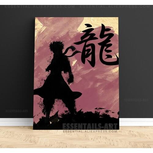 Natsu Dragneel Fairy Tail Anime Poster Decoration Print Picture Wall Art Canvas Bedroom Study Living Room Home Decor Painting