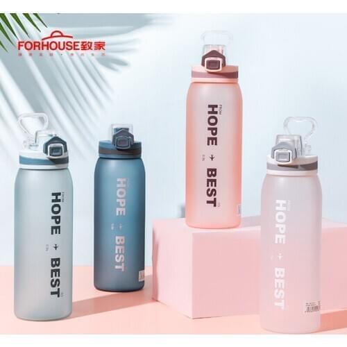 900ml Water Bottle Plastic Drinkware Tour Outdoor Sport School Leak Proof Seal Gourde Climbing Water Bottles