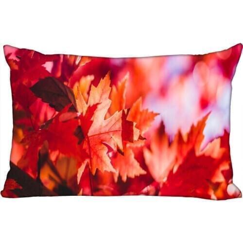 Rectangle Pillow Cases Hot Sale Best Nice High Quality Leaf Pillow Cover Home Textiles Decorative Pillowcase Custom