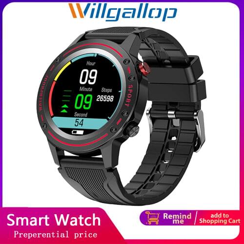 Willgallop OD1 Smart Watch Men Call IP68 Waterproof Full Touch Screen Smart Watch Body Temperature Monitor Sport Fitness Tracker