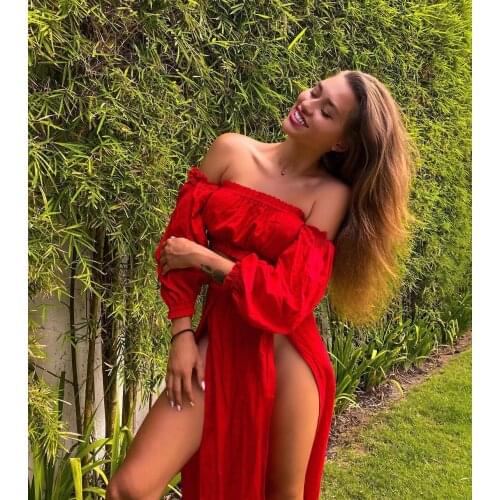 Women Sexy Solid Mesh Bikini Beach Cover-up Swimsuit Women Bathing Suit Summer Beach Wear Swimwear 2021 Beach Dress Tunic Robe