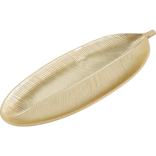 1Pc Wooden Serving Plate Dessert Platter Food Dish Leaf Salad Tray Snacks Plate