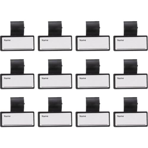 12pcs Stethoscope Name Cards Practical Name Tags ID Labels Convenient Simple Name Cards Name Marking Labels Name Labels