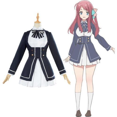 Anime Zombie Land Saga Cosplay Costumes Sakura Minamoto Cosplay Uniform Costume Halloween Carnival Party Women Cosplay Costume