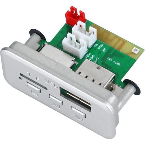 Newest Arrival 1pcs Wireless Bluetooth 12V MP3 WMA Decoder Board Audio Module USB TF Radio For Car accessories