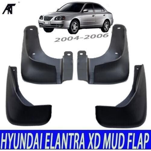 Mud Flap Accessories 4PCS/SET FIT FOR 2004 2005 2006 HYUNDAI ELANTRA XD MUD FLAP SPLASH GUARDS MUDGUARDS GUARD