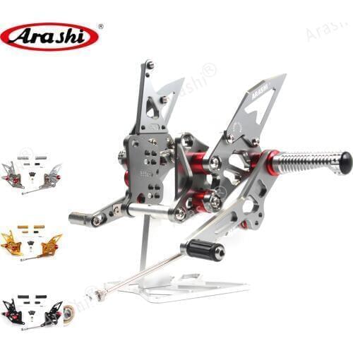 For SUZUKI GSXR1300 Hayabusa 1999 - 2007 Rearset Adjustable Footrests Foot Pegs 2000 2001 2002 2003 2004 2005 2006 CNC GSXR 1300